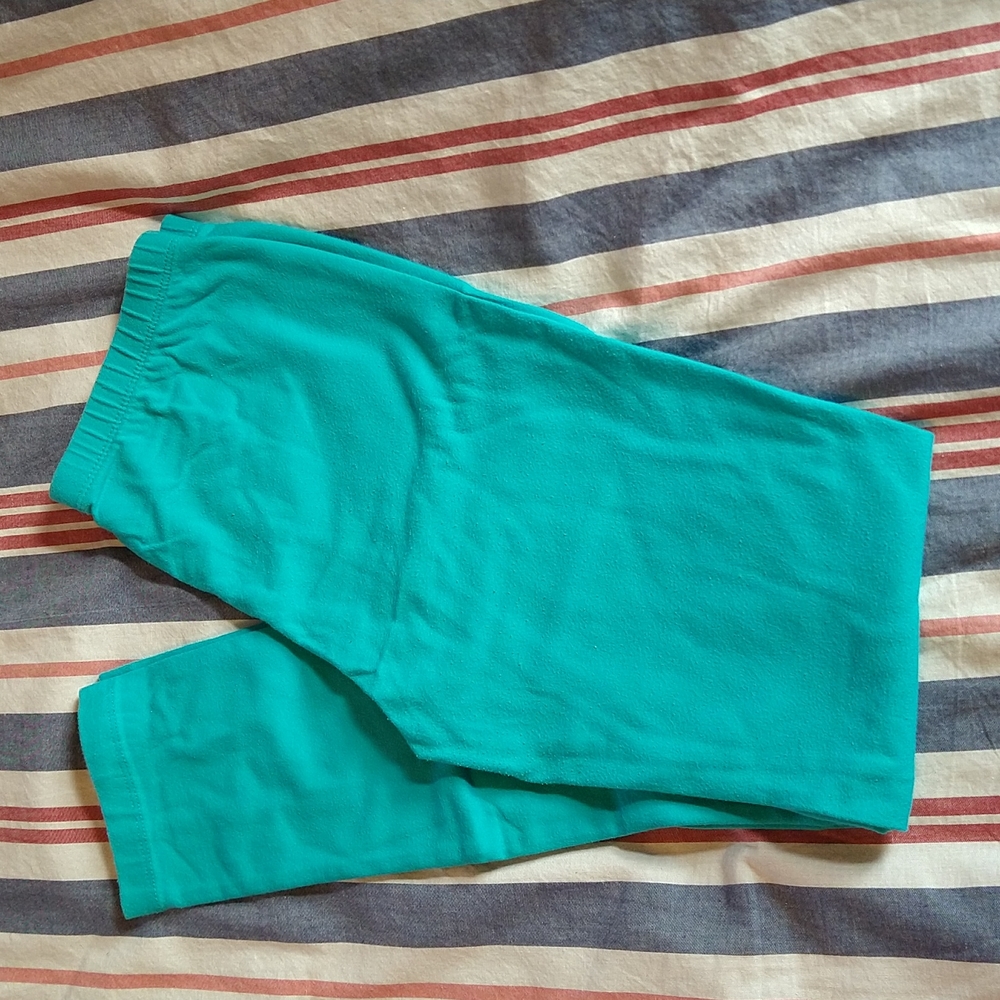 Girls, Size 14, teal,Children's Place leggings.